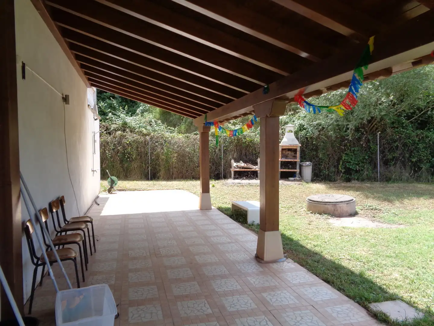 Terraza de Finca rústica en venta en Tricio con Jardín privado, Terraza y Amueblado