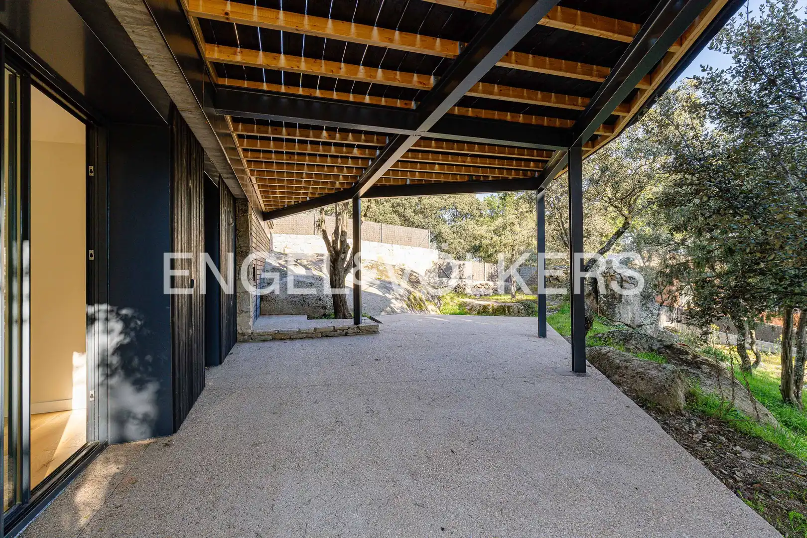 Terrassa de Casa o xalet en venda en Galapagar amb Aire condicionat, Calefacció i Jardí privat