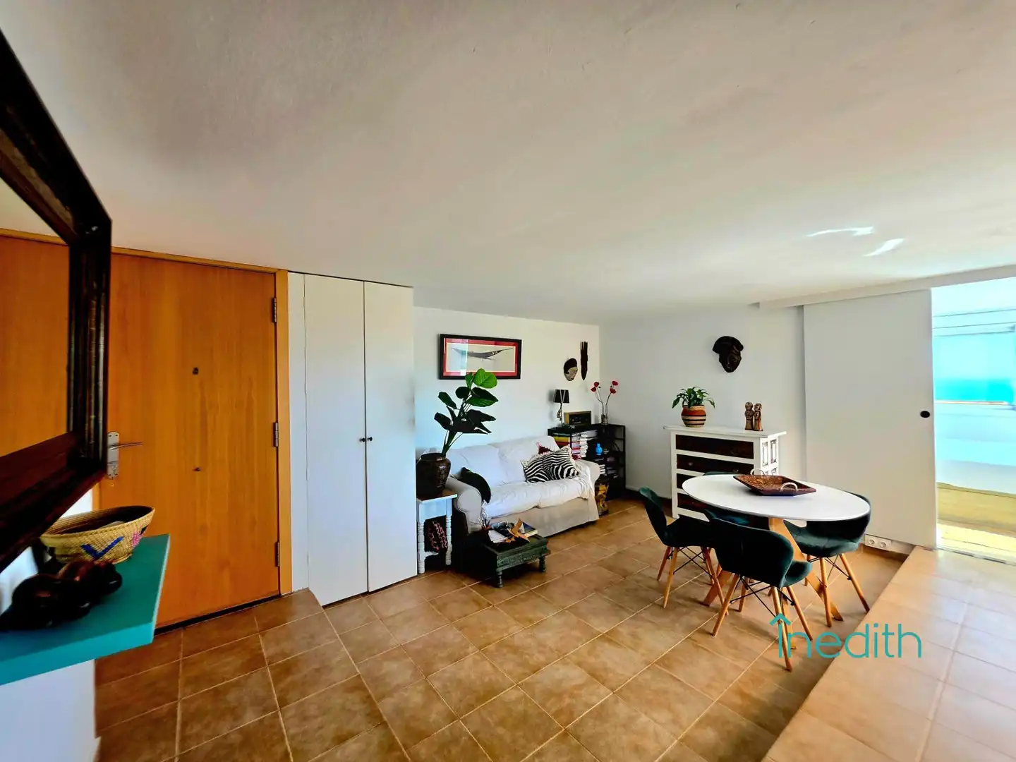 Wohnzimmer von Wohnung zum Verkauf in Sant Pere de Ribes mit Klimaanlage, Heizung und Terrasse