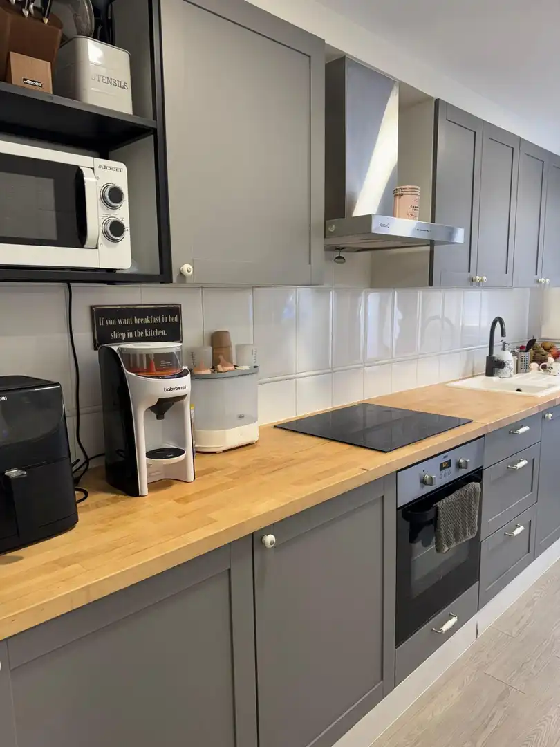 Kitchen of Apartments for sale in Valencia  with Air Conditioner and Heating