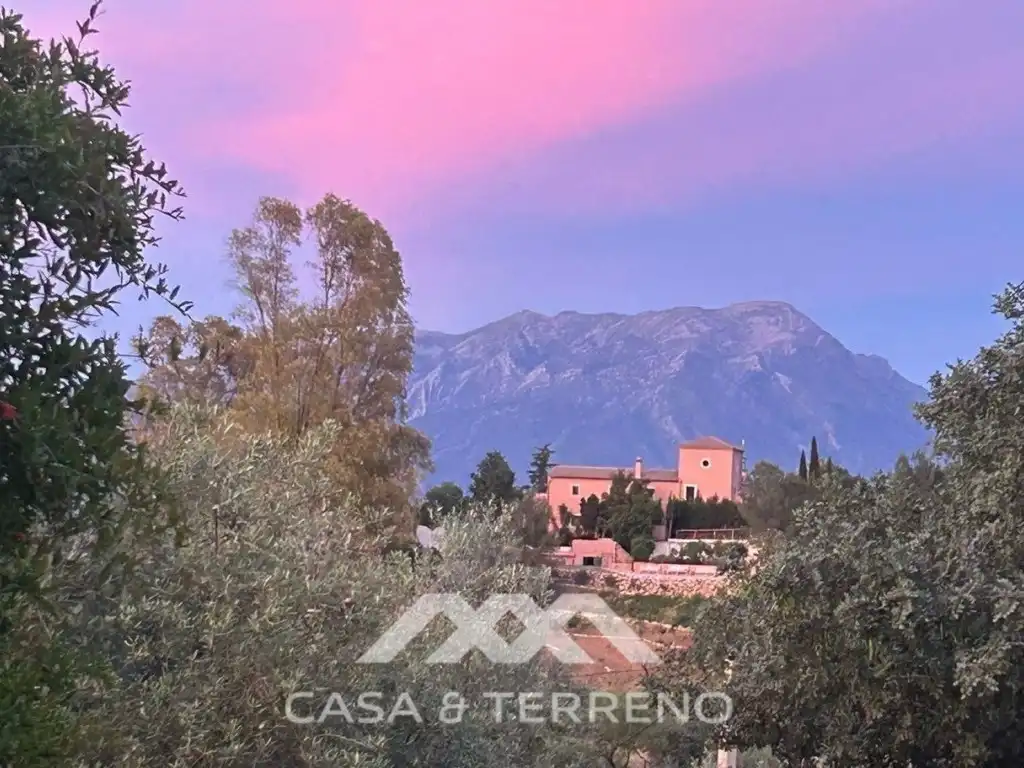 Vista exterior de Casa o chalet en venta en Comares con Aire acondicionado, Terraza y Piscina