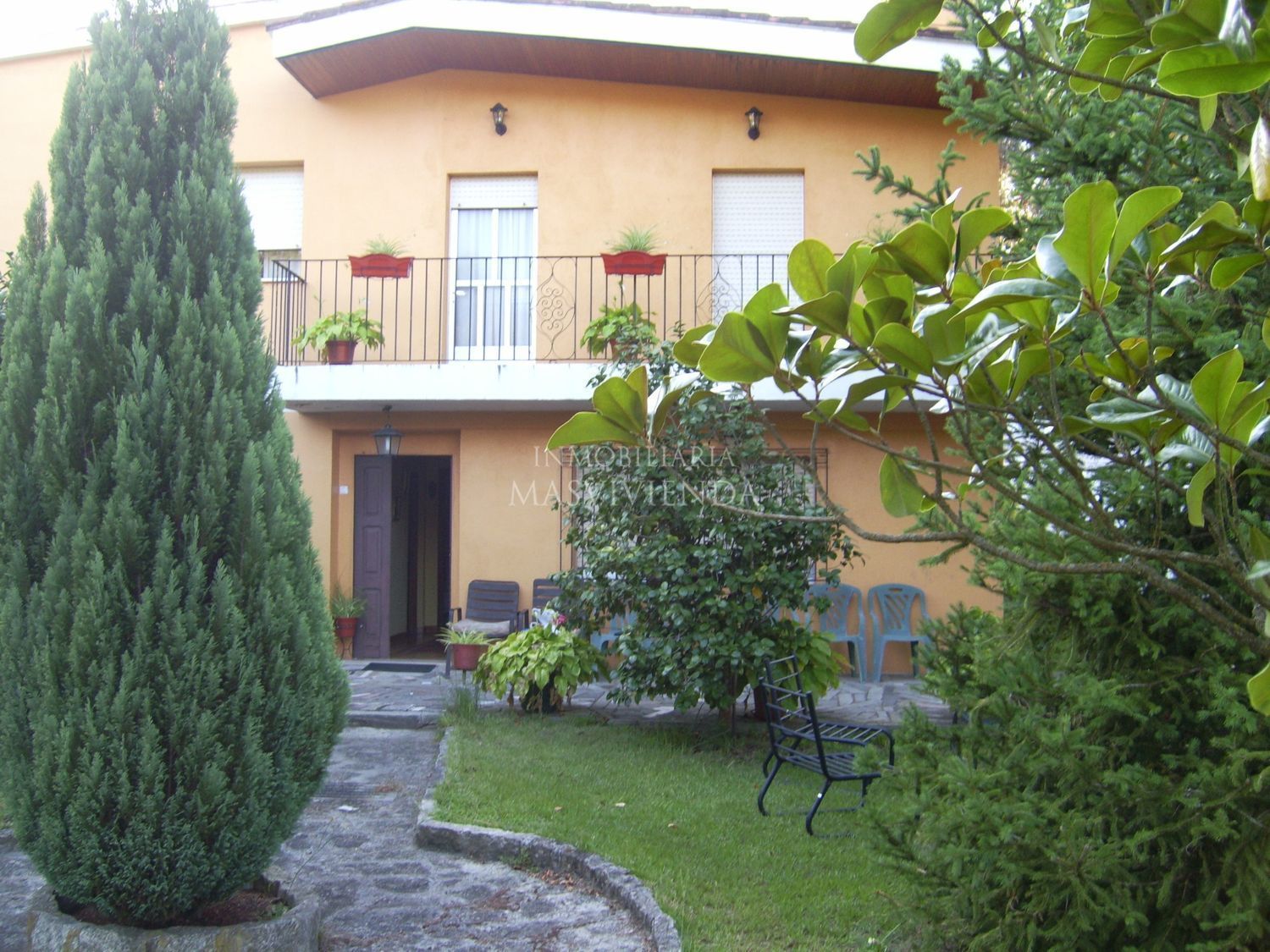 Jardí de Casa o xalet en venda en Leiro amb Aire condicionat, Terrassa i Traster
