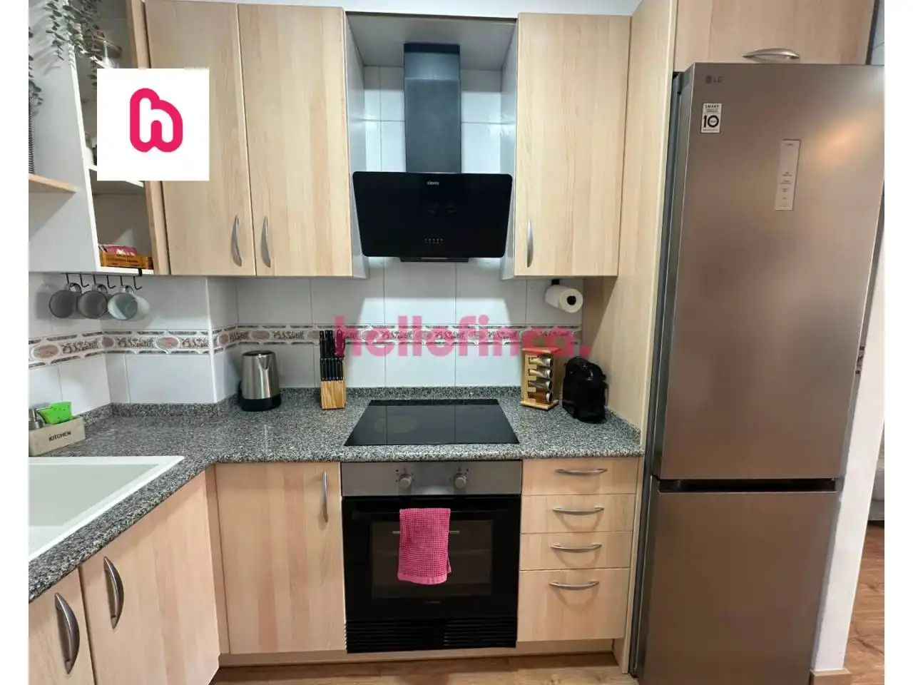 Kitchen of Flat for sale in Sant Celoni  with Air Conditioner, Heating and Parquet flooring