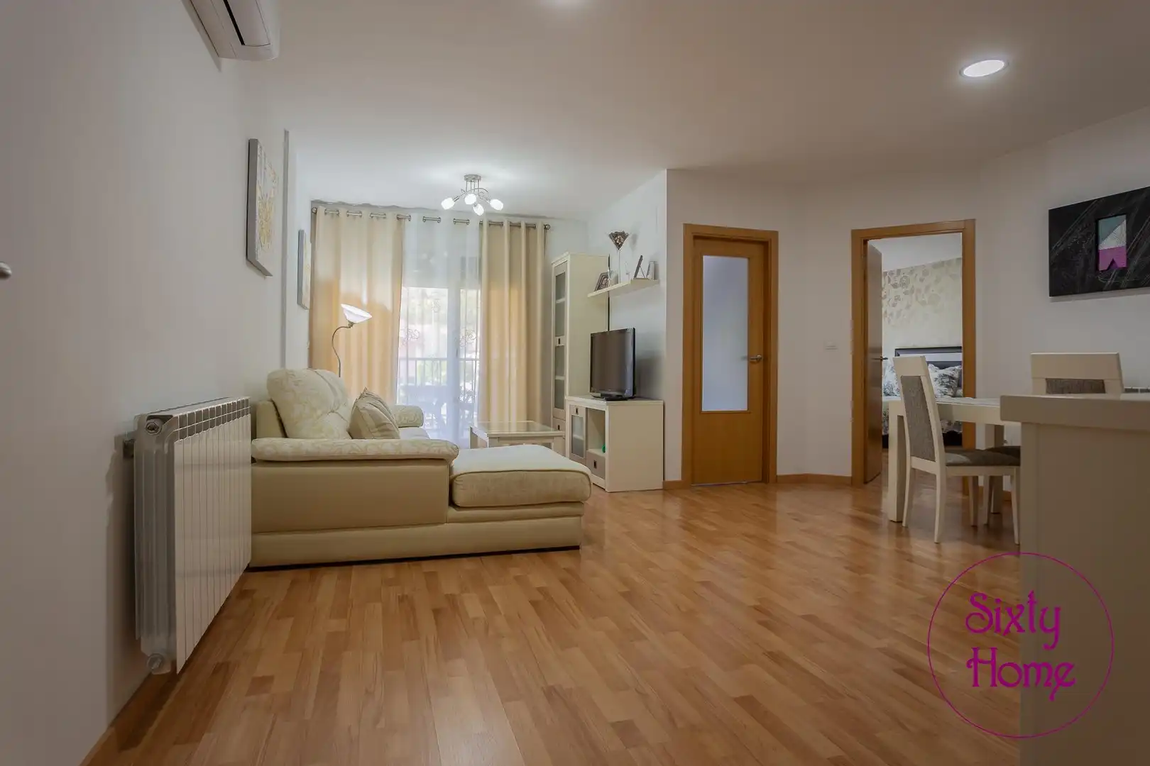 Living room of Flat for sale in Andorra (Teruel)  with Heating, Parquet flooring and Terrace