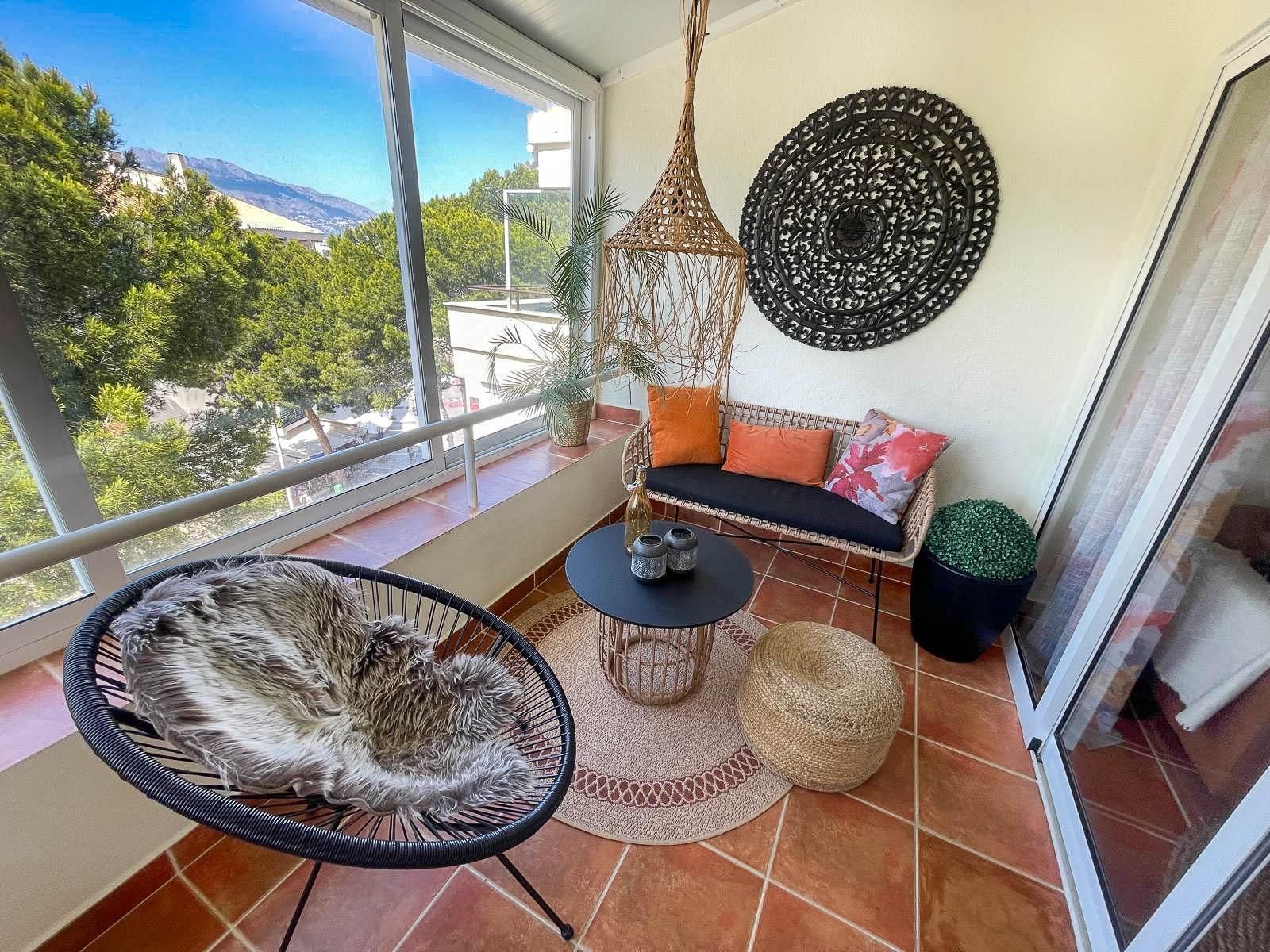 Terrassa de Apartament en venda en L'Alfàs del Pi amb Jardí privat, Terrassa i Balcó