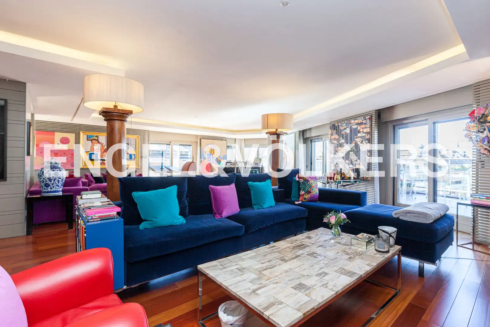 Sala de estar de Ático en venta en Madrid con Aire acondicionado, Calefacción y Terraza
