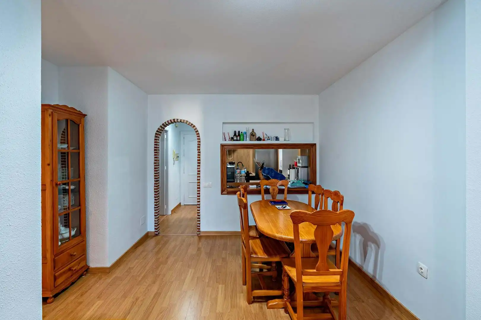 Esszimmer von Wohnung zum Verkauf in El Ejido mit Klimaanlage, Parkett und Terrasse