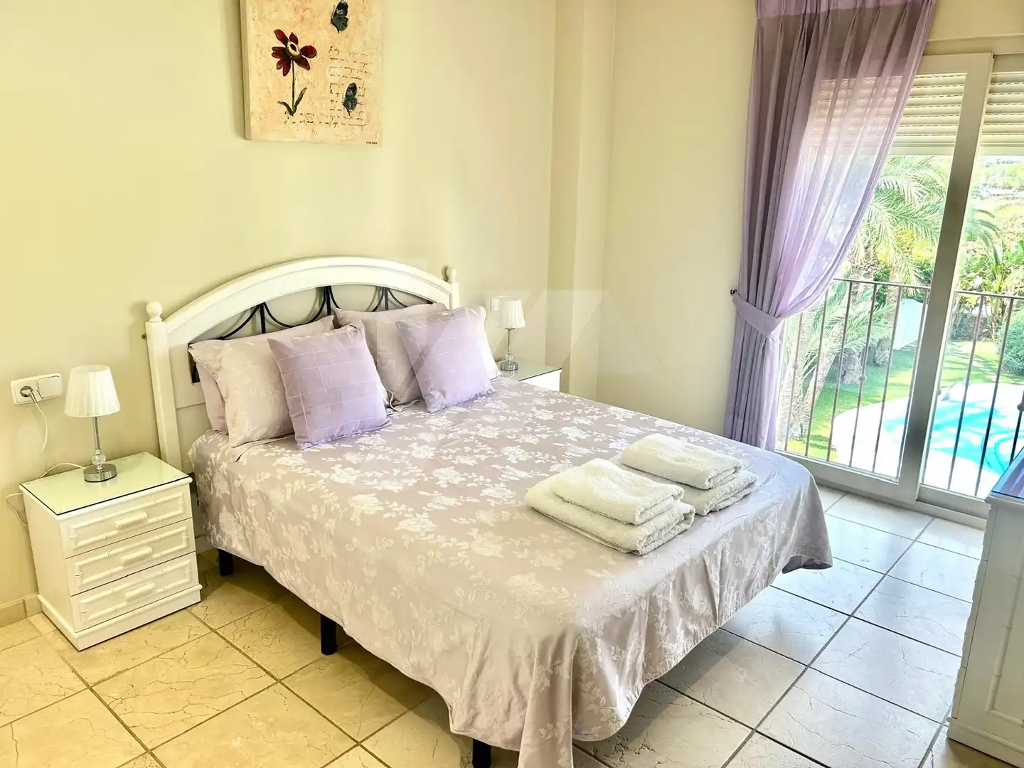 Habitación de Apartamento en venta en Moraira con Aire acondicionado, Calefacción y Jardín privado