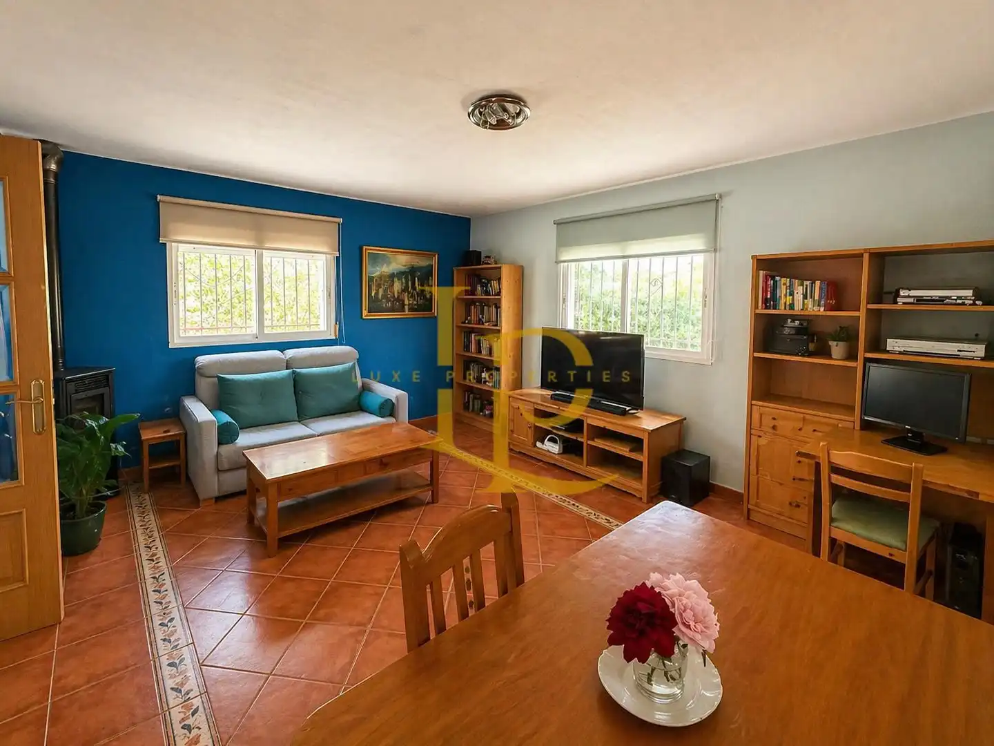 Living room of Houses for sale in Trijueque  with Heating, Private garden and Oven
