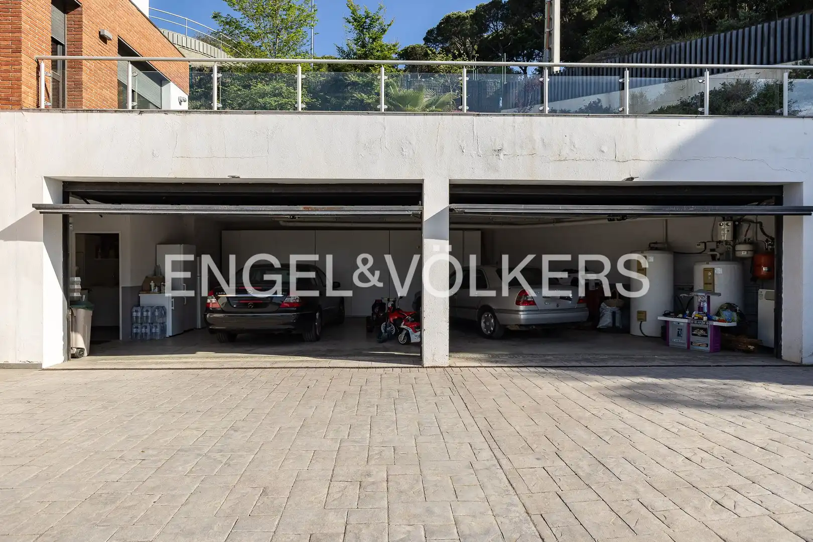 Parking of Houses for rent in Sant Andreu de Llavaneres  with Air Conditioner, Heating and Private garden
