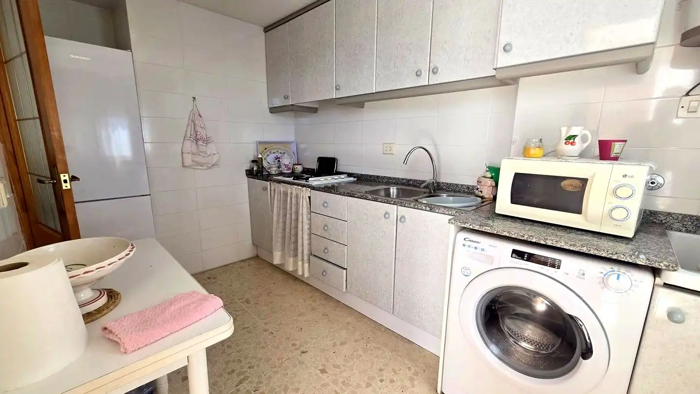 Kitchen of Apartments for rent in Gandia  with Terrace, Furnished and Community pool