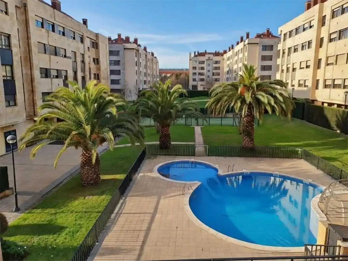 Exterior view of Flat for sale in Gijón   with Swimming Pool