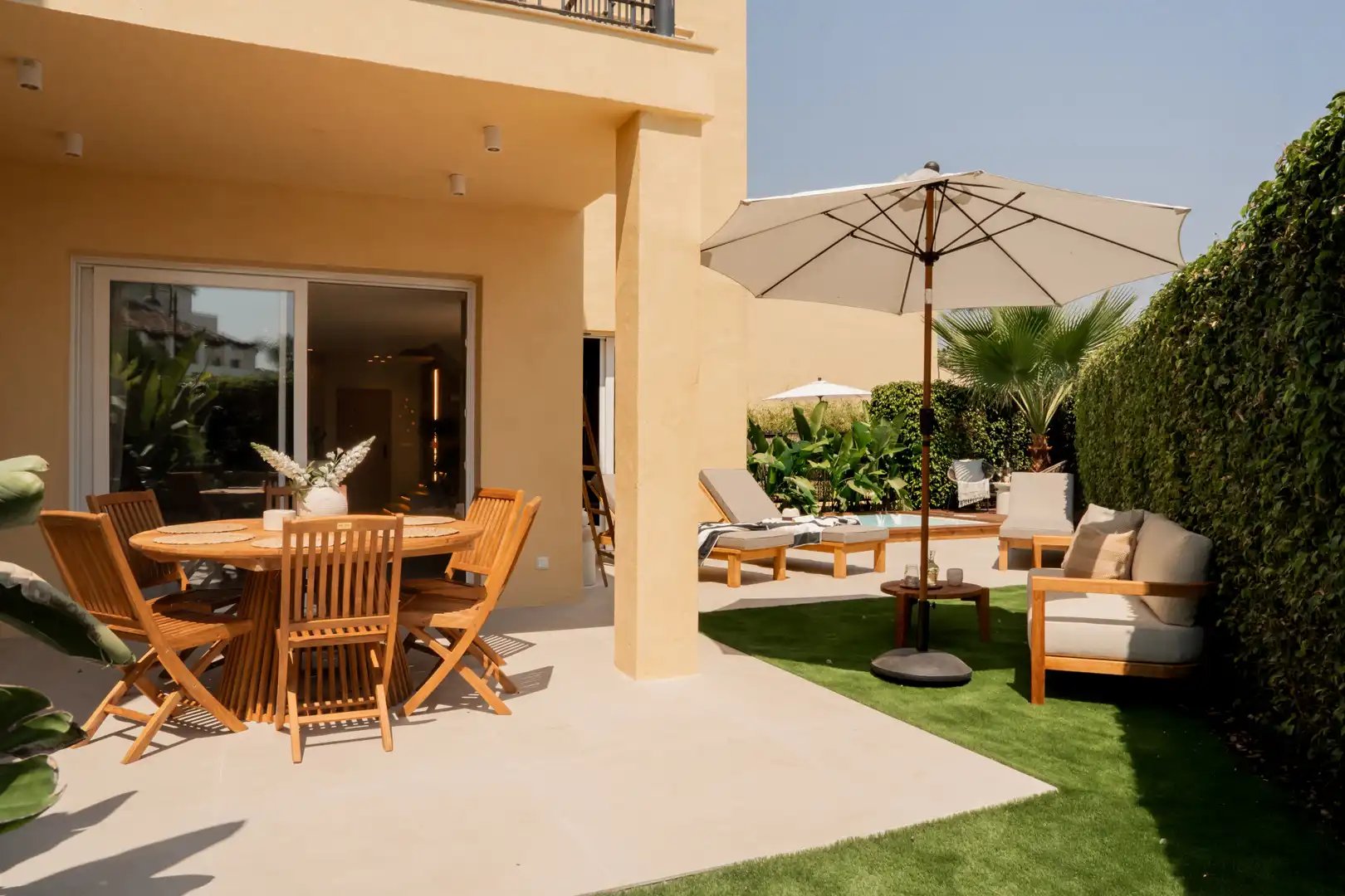 Terrassa de Casa adosada en venda en Marbella amb Aire condicionat, Jardí privat i Terrassa