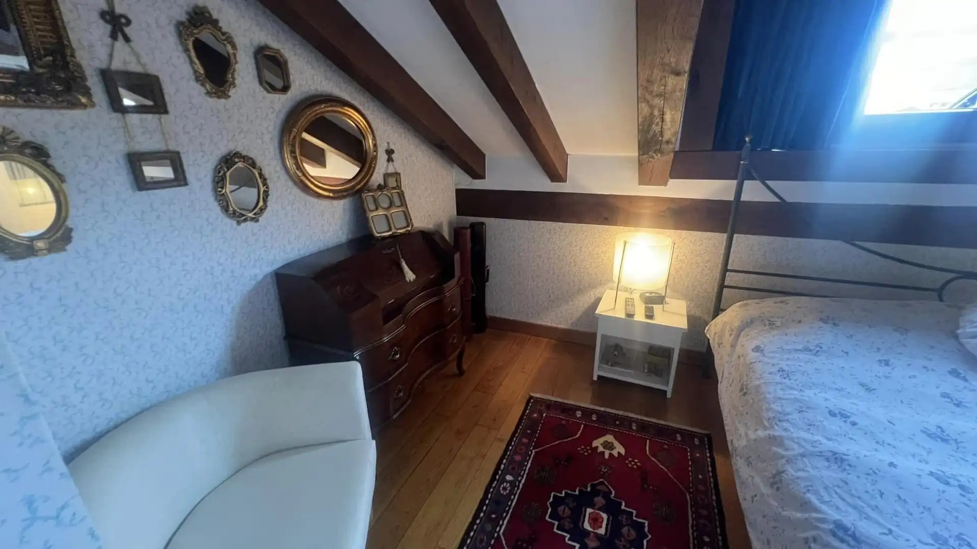 Schlafzimmer von Haus oder Chalet zum Verkauf in Suances mit Heizung, Privatgarten und Parkett
