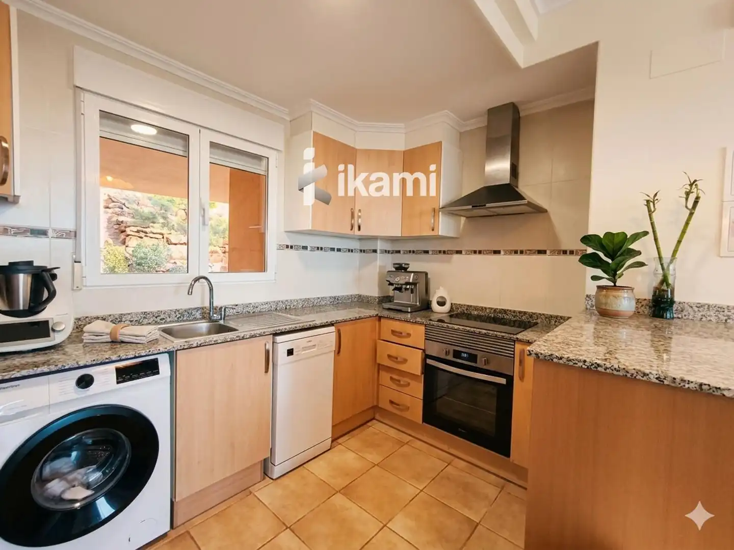 Kitchen of Flat for sale in Pedreguer  with Air Conditioner, Terrace and Swimming Pool