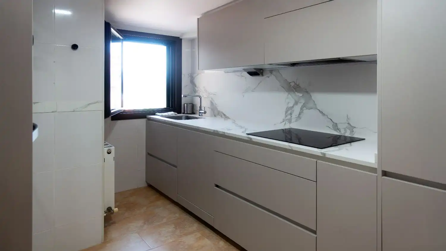 Küche von Wohnung zum Verkauf in Ponteareas mit Heizung, Terrasse und Abstellraum