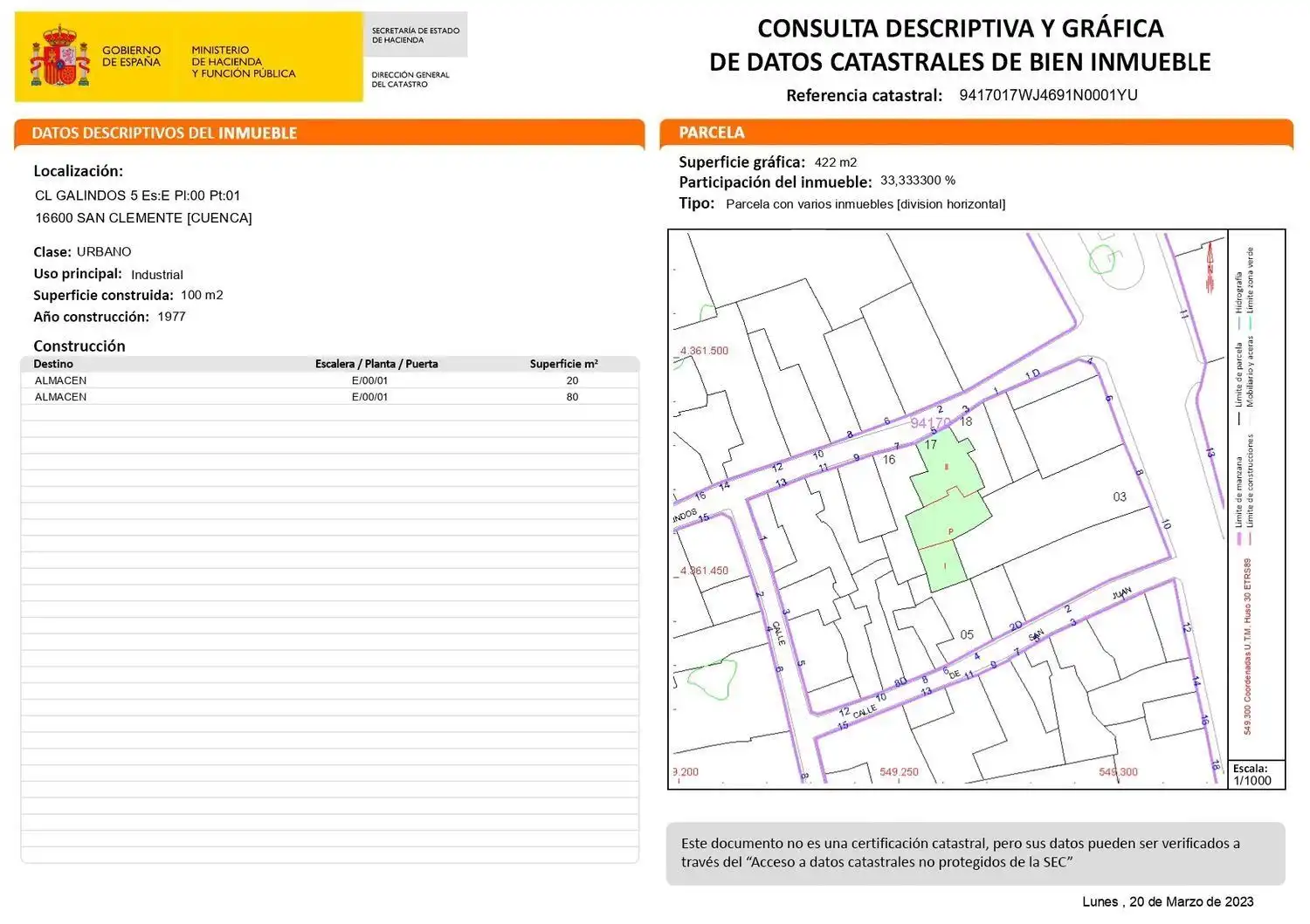 Vista exterior de Piso en venta en San Clemente con Aire acondicionado y Jardín privado