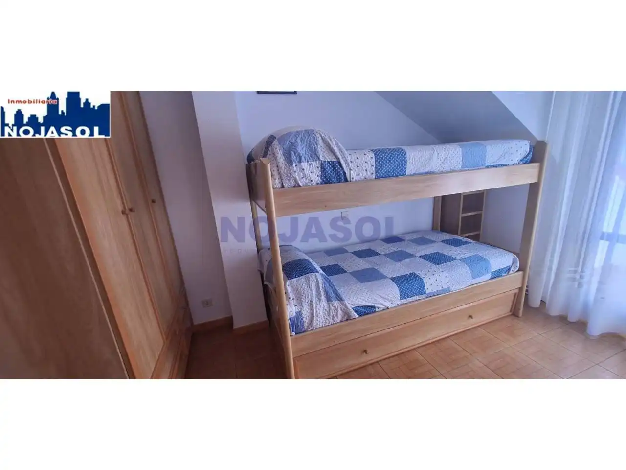 Bedroom of Flat for rent in Noja  with Heating, Terrace and Furnished