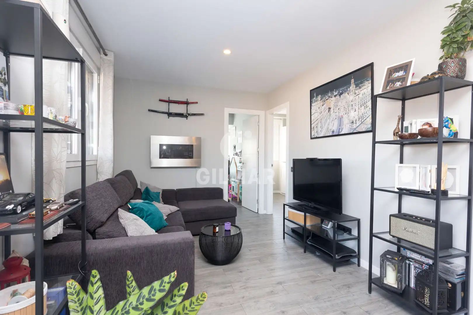 Living room of Attic for sale in Madrid  with Heating, Private garden and Storage room