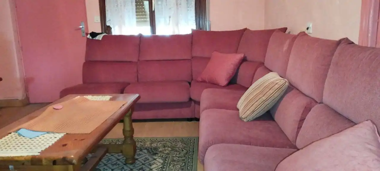 Sala de estar de Casa o chalet de alquiler en Medina de Pomar con Calefacción, Jardín privado y Terraza