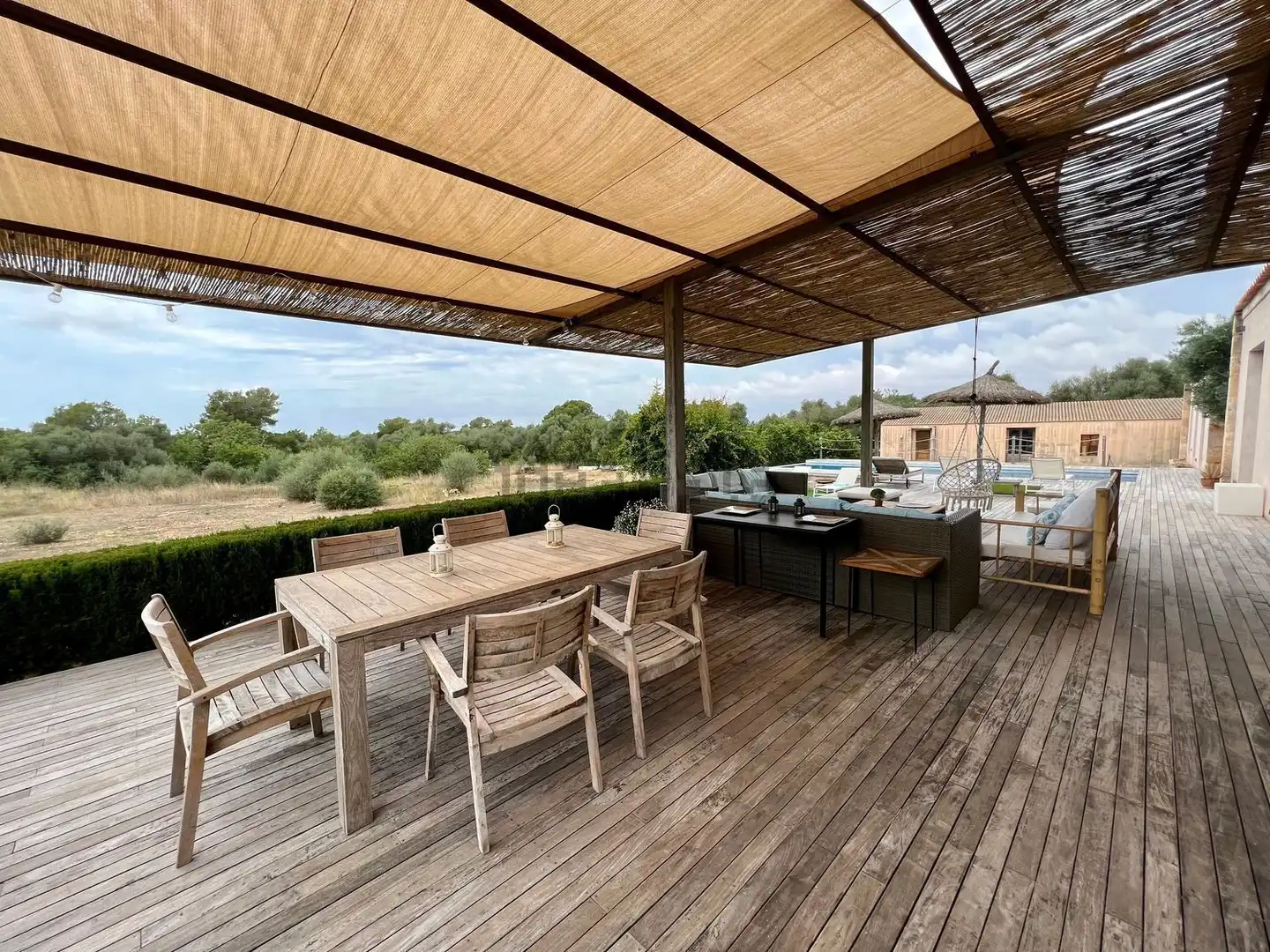 Terrasse von Grundstücke zur Miete in Campos