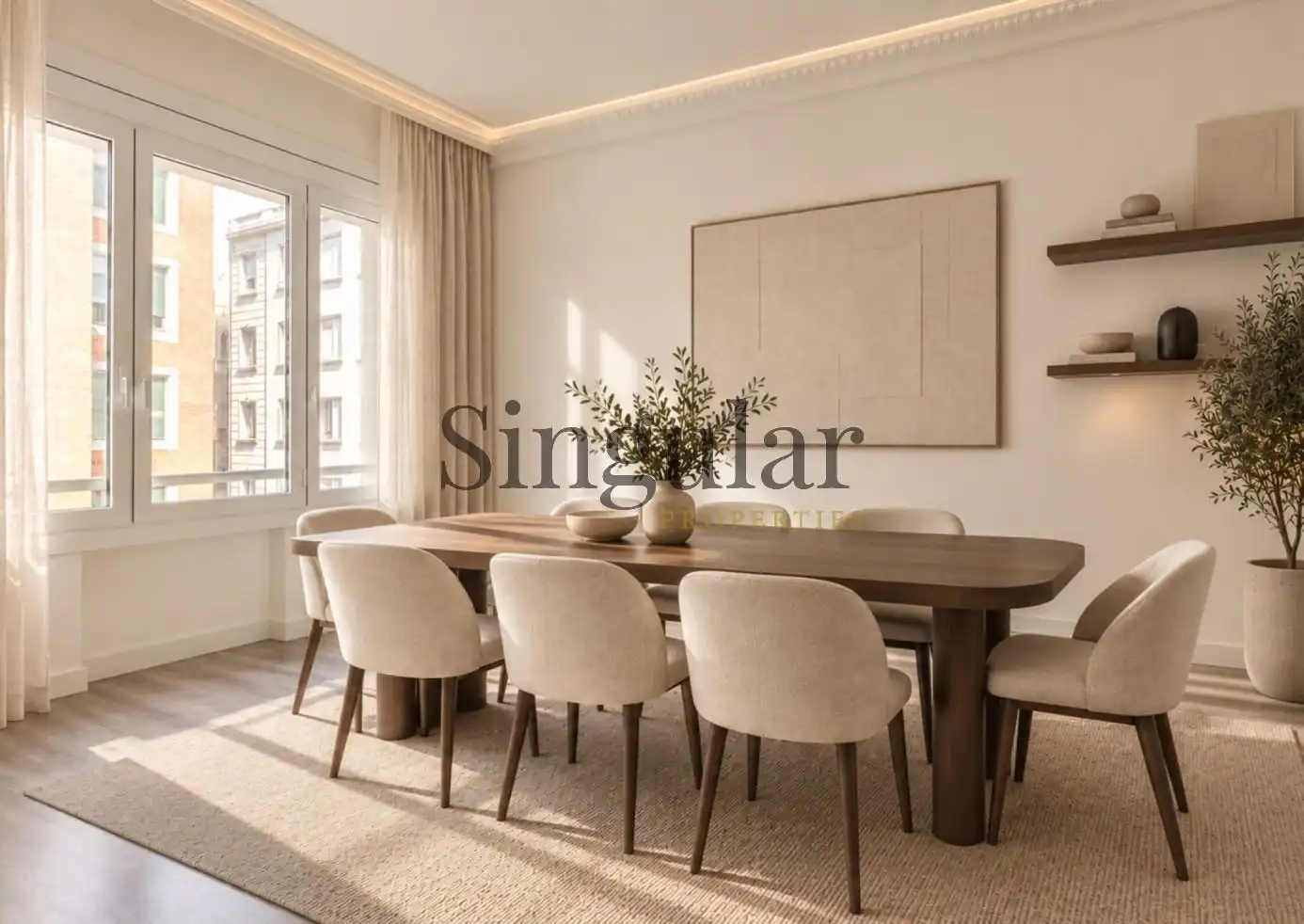 Comedor de Piso en venta en Barcelona con Calefacción, Trastero y Alarma