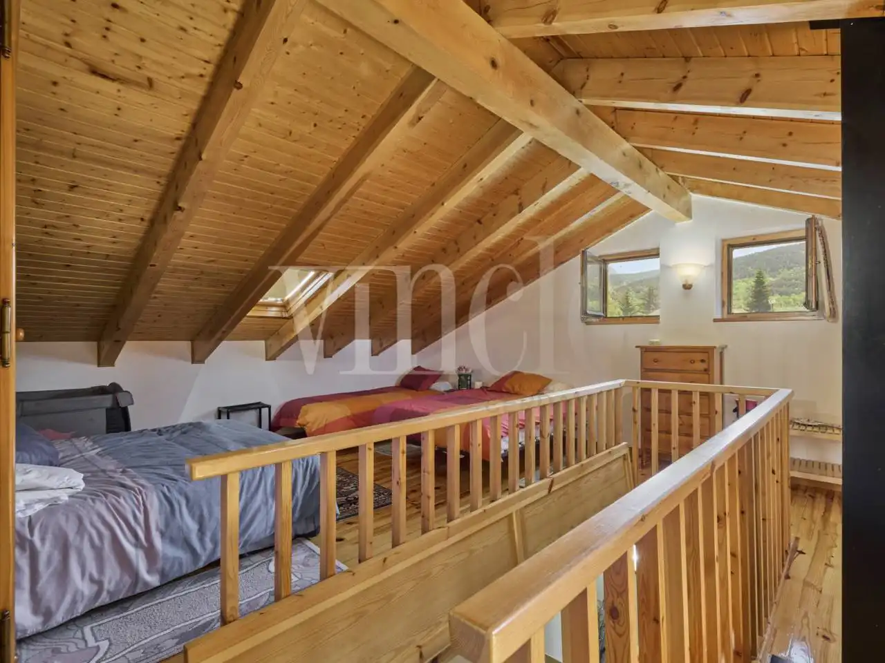 Bedroom of Detached homes for sale in Puigcerdà  with Heating, Parquet flooring and Terrace