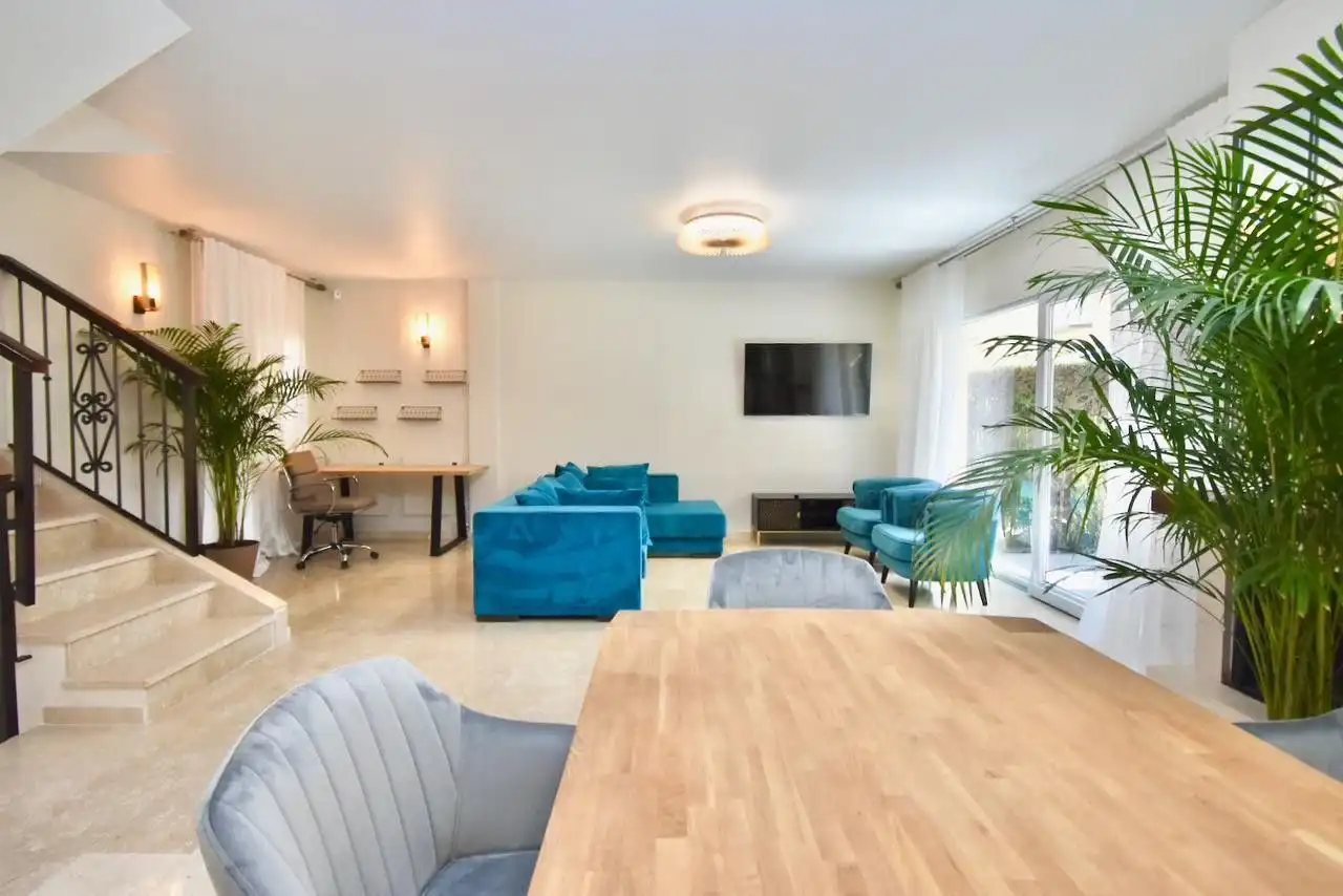 Living room of Detached homes for sale in Marbella  with Terrace, Storage room and Furnished