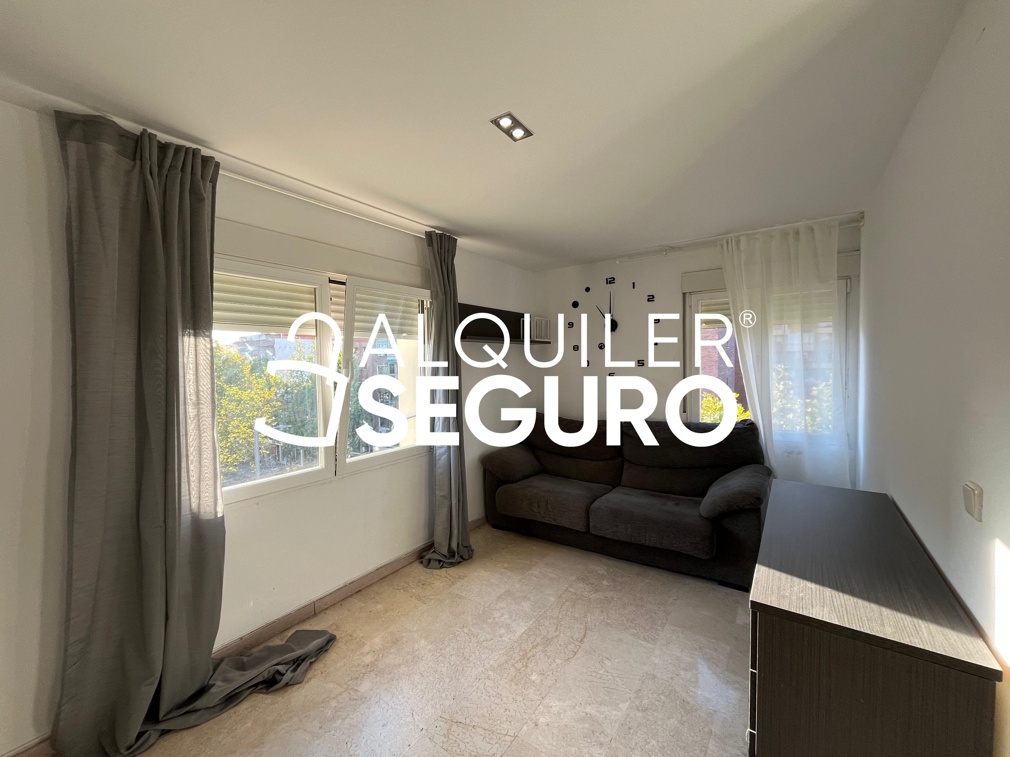 Bedroom of Flat to rent in  Madrid Capital  with Heating and Furnished