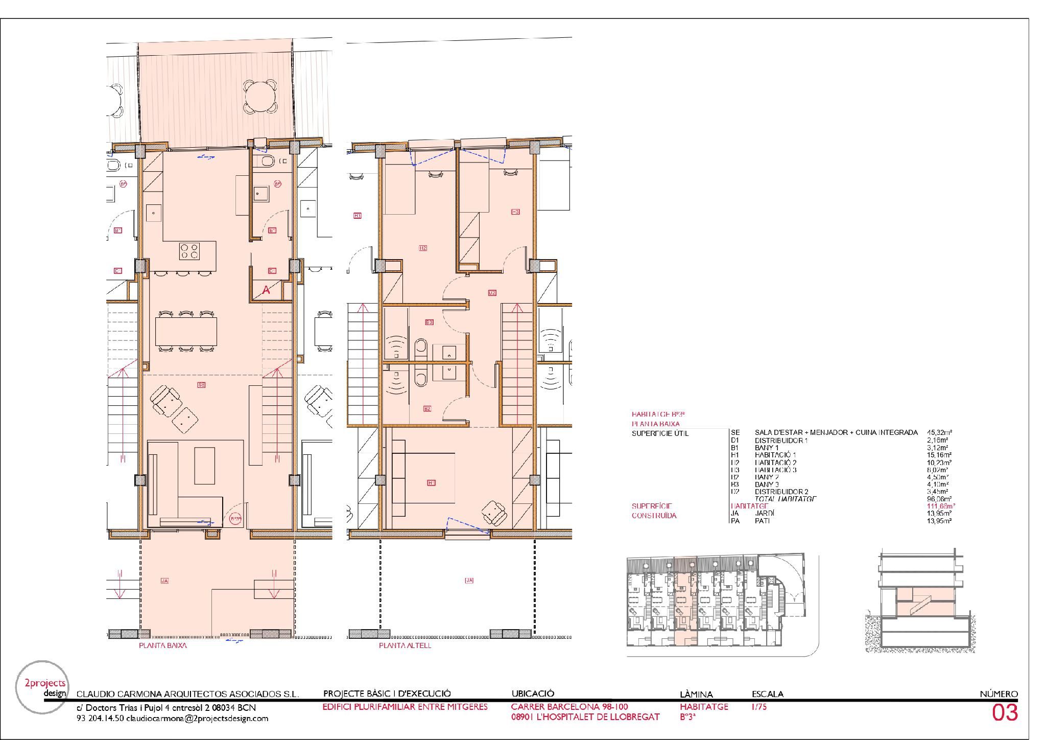 Planta baja for sale in L'Hospitalet de Llobregat  with Air Conditioner, Private garden and Parquet flooring
