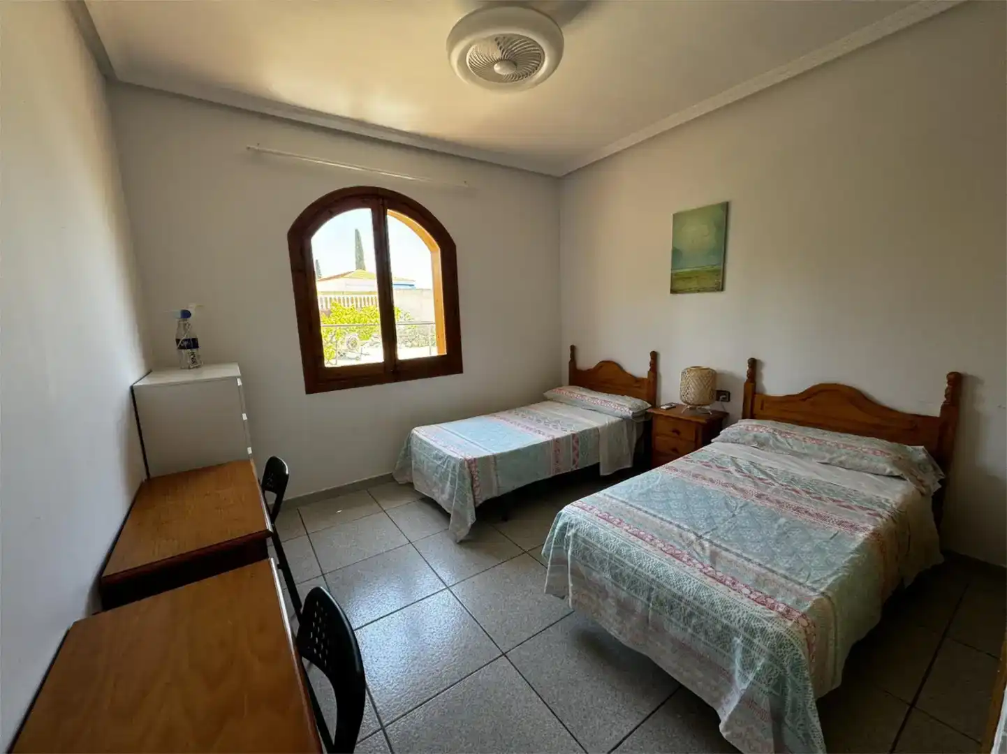 Dormitori de Casa o xalet de lloguer en Cartagena amb Aire condicionat, Jardí privat i Moblat