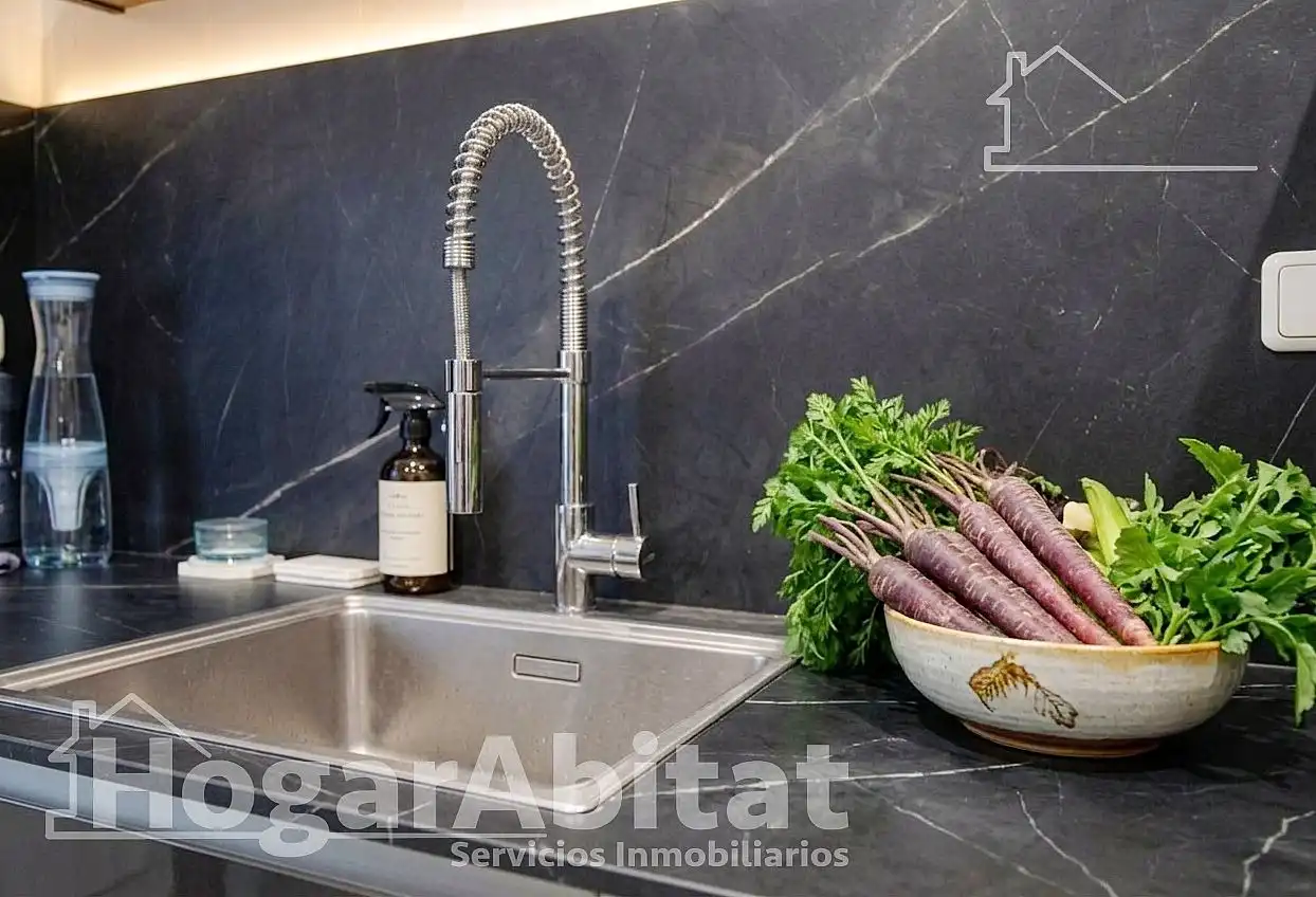 Kitchen of Flat for sale in Oliva  with Air Conditioner, Heating and Terrace
