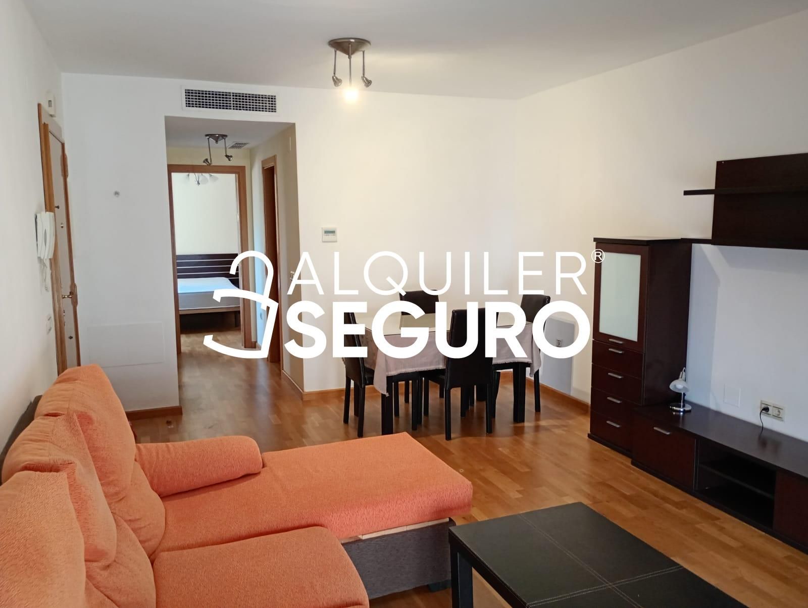 Living room of Flat to rent in Málaga Capital  with Air Conditioner and Furnished