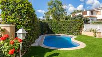Swimming pool of House or chalet for sale in Alella  with Heating, Private garden and Parquet flooring