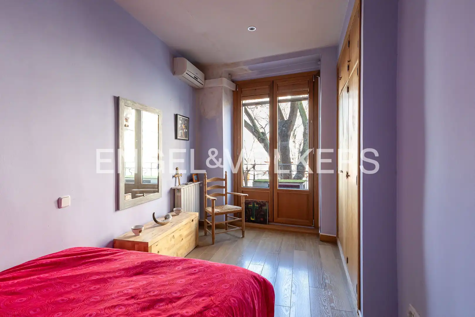 Schlafzimmer von Wohnung zum Verkauf in Madrid mit Klimaanlage, Heizung und Balkon