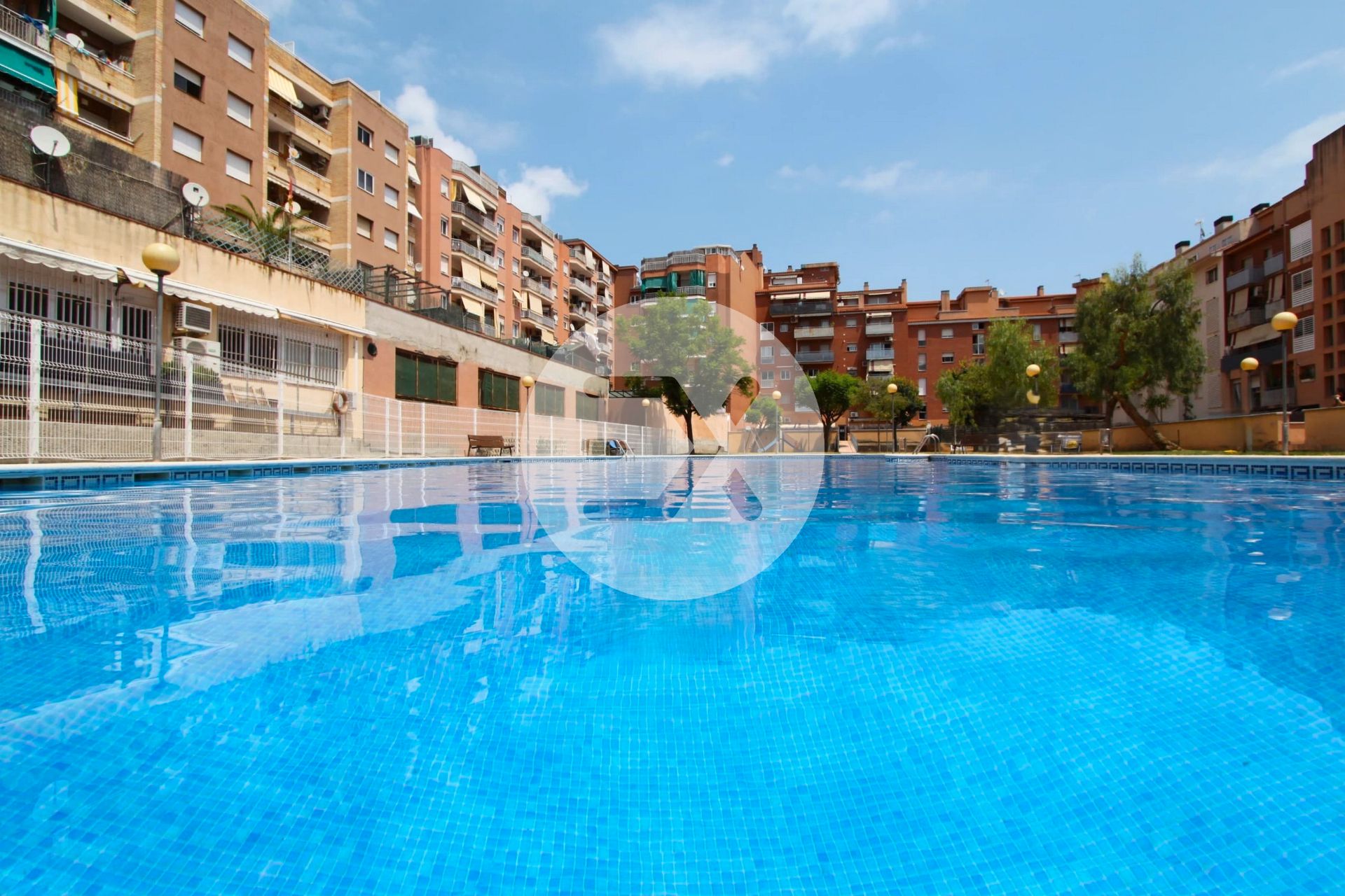 Swimming pool of Flat for sale in Castelldefels  with Air Conditioner, Heating and Storage room