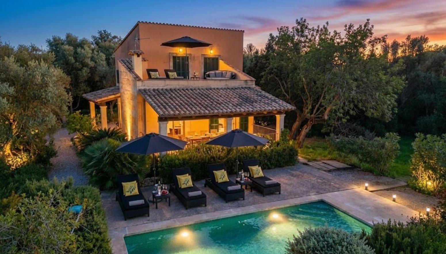 Terrassa de Casa o xalet de lloguer en Campanet amb Calefacció, Jardí privat i Terrassa