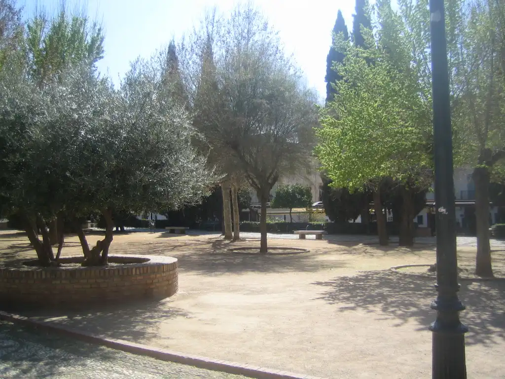Garden of Apartments for rent in Granada  with Air Conditioner, Private garden and Furnished