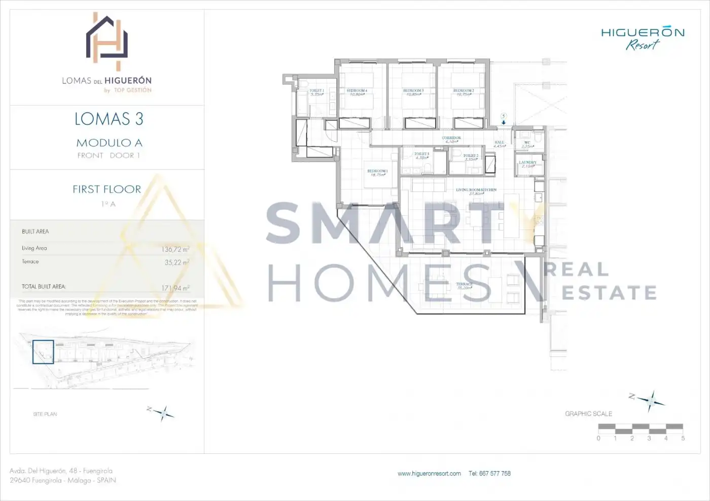Chalet con piscina en venta en Avenida ur-5 reserva del higueron, imagen 12