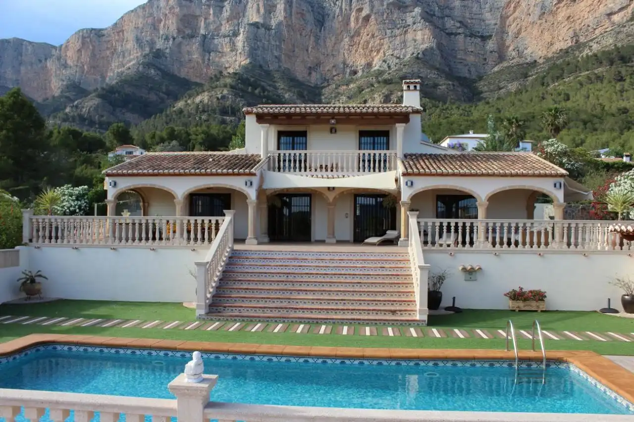 Exterior view of Houses for sale in Jávea / Xàbia  with Air Conditioner, Heating and Private garden