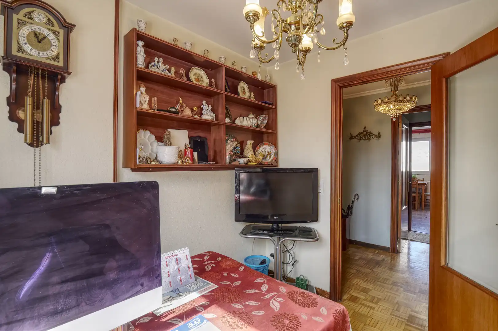 Sala de estar de Piso en venta en A Coruña Capital  con Calefacción, Parquet y Trastero
