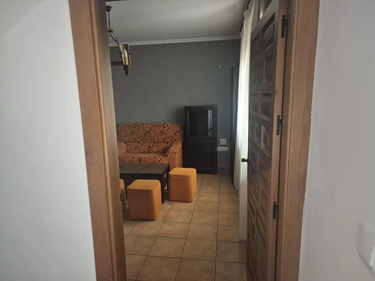 Sala de estar de Finca rústica en venta en Pedro Muñoz con Terraza