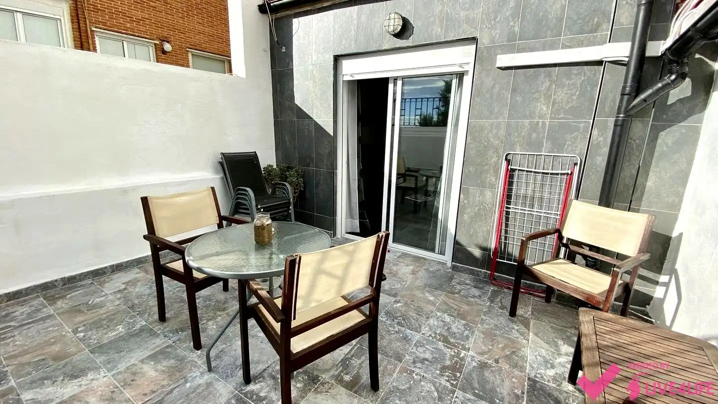 Terrace of Attic for rent in Valencia  with Air Conditioner, Terrace and Furnished
