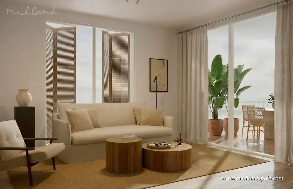 Sala d'estar de Apartament en venda en San Pedro del Pinatar amb Aire condicionat, Calefacció i Terrassa