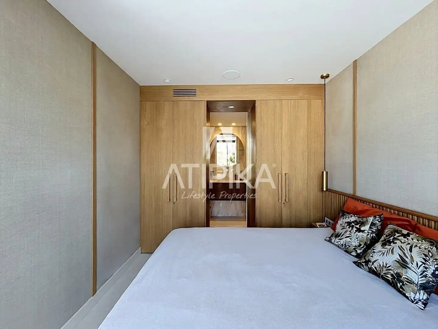 Bedroom of Flat for rent in Barcelona  with Air Conditioner, Terrace and Furnished