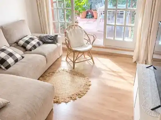Living room of Flat for sale in Badalona  with Air Conditioner