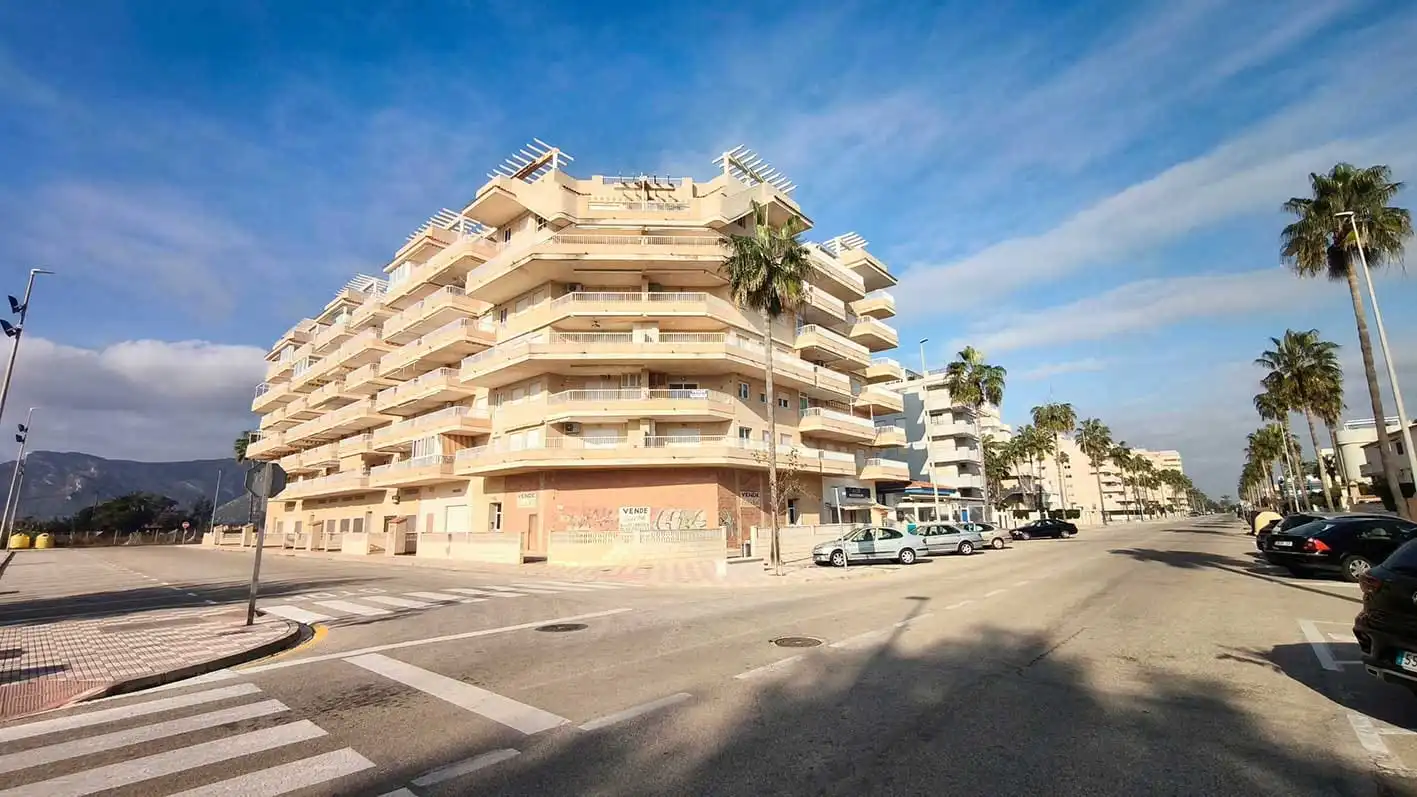Vista exterior de Apartamento en venta en Xeraco con Aire acondicionado, Calefacción y Jardín privado