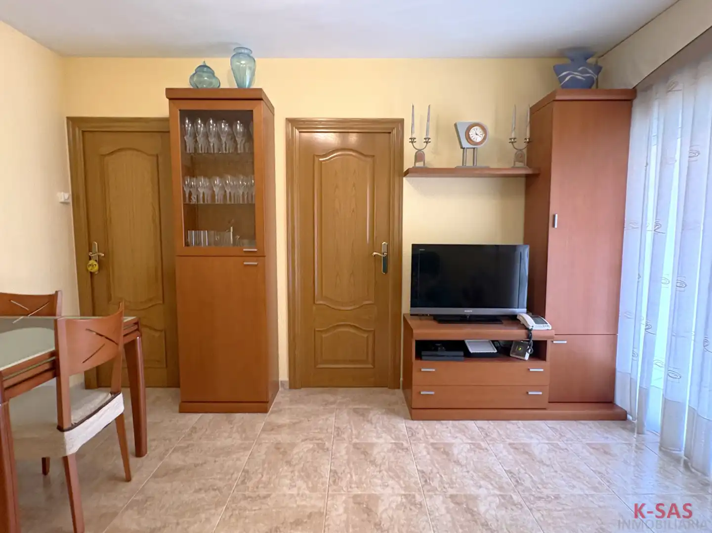 Living room of Flat for sale in Esplugues de Llobregat  with Heating, Furnished and Oven