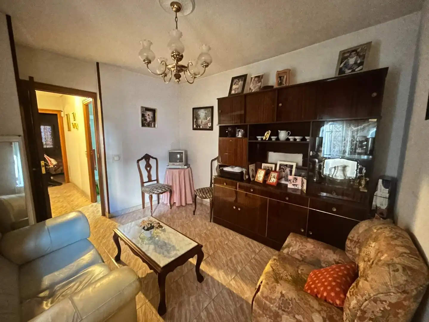 Sala de estar de Piso en venta en Getafe con Calefacción, Terraza y Amueblado