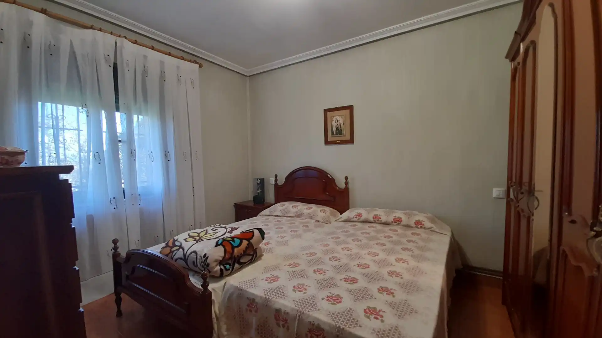 Schlafzimmer von Country house zur Miete in Oviedo  mit Heizung, Terrasse und Möbliert